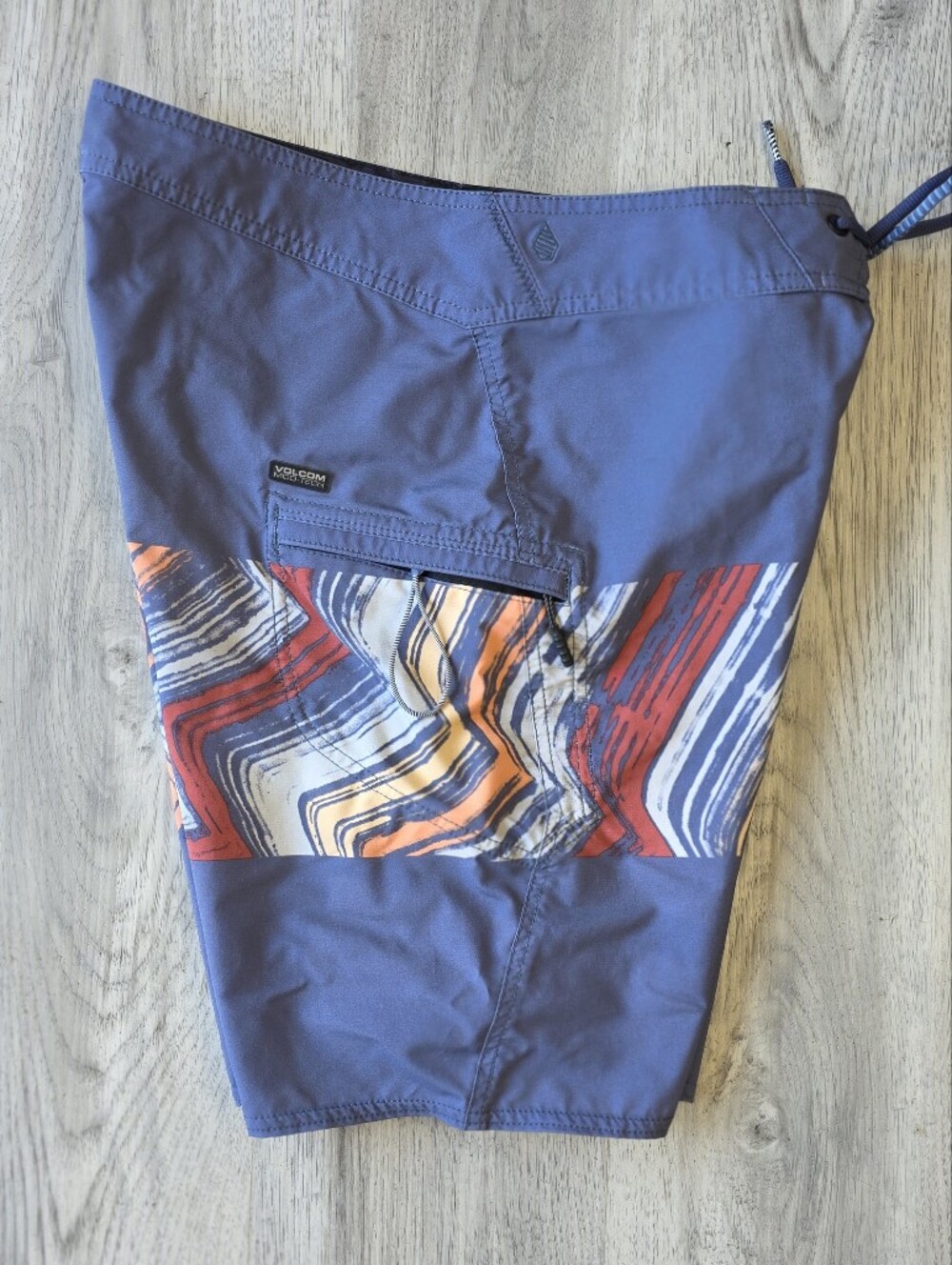 Volcom Mod-Tech Blue Print Board Shorts Size 30
